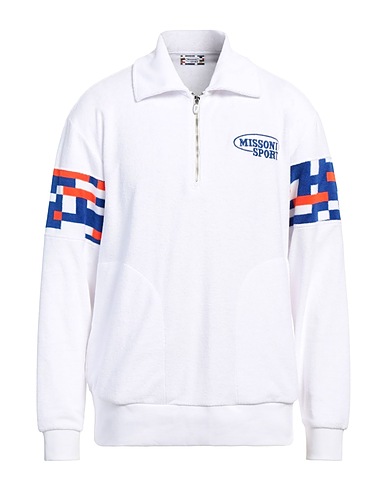 MISSONI Sweatshirt Weiß 90% Baumwolle, 10% Polyester