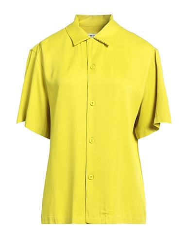 SANDRO 無地シャツ ライムグリーン アセテート 65% / レーヨン 35%