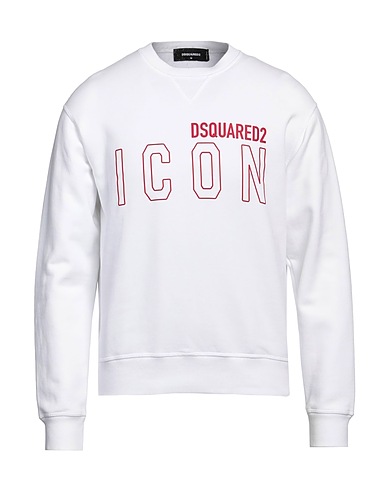 DSQUARED2 Sweatshirt BIANCO 100% Cotton, Elastane