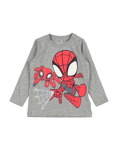 NAME IT® T-shirt Grey 95% Cotton, 5% Elastane