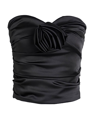 VICOLO Top Black 97% Polyester, 3% Elastane