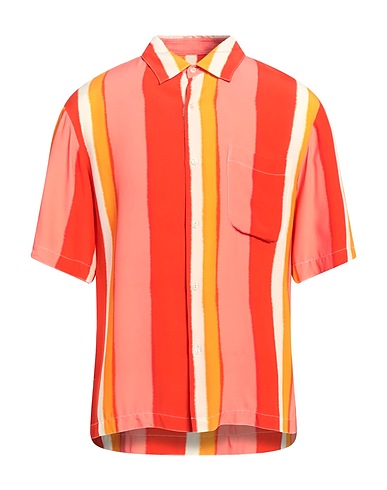 SANDRO Striped shirt Red 100% Viscose