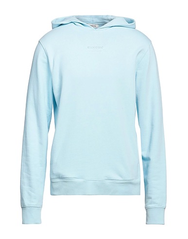 SANDRO Felpa Celeste 95% Cotone, 5% Elastan