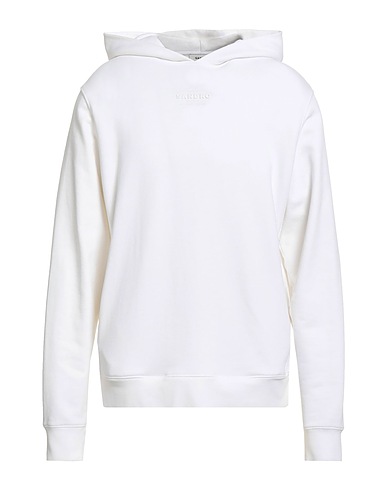 SANDRO Hooded sweatshirt White 95% Cotton, 5% Elastane