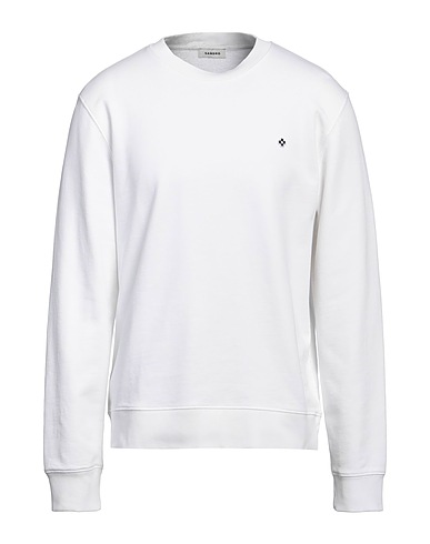 SANDRO Sweatshirt White 100% Cotton, Elastane