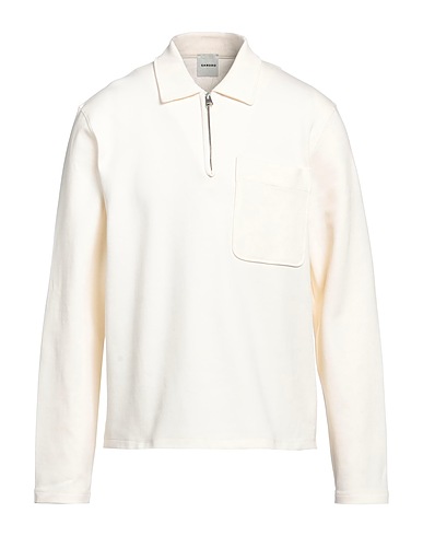 SANDRO Poloshirt Off white 100% Baumwolle
