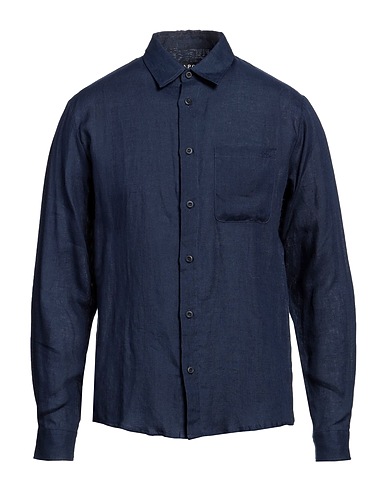 A.P.C. Linen shirt Navy blue 100% Linen