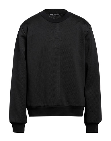 DOLCE&GABBANA Sweatshirt Black 64% Polyacrylic, 20% Cotton, 16% Polyamide, Elastane