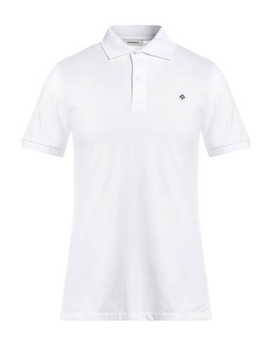 SANDRO Polo shirt White 100% Cotton