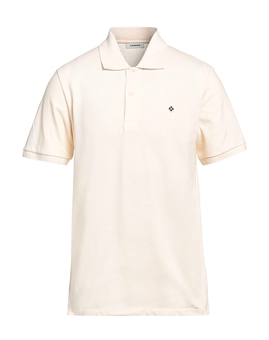 SANDRO Poloshirt Cremeweiß 100% Baumwolle