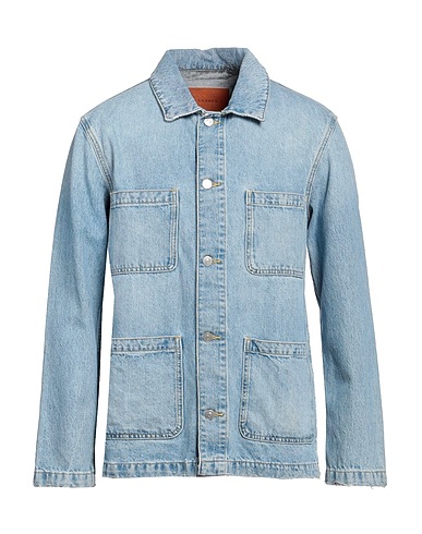 SANDRO Giubbotto jeans Blu 100% Cotone