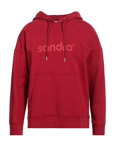 SANDRO Hoodie Bordeaux 95% Baumwolle, 5% Elastan