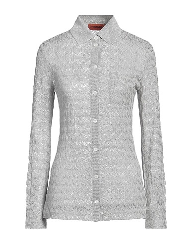 MISSONI Hemden und Blusen einfarbig Grau 50% Viskose, 32% Cupro, 18% Polyester