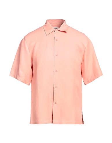 SANDRO Solid color shirt Blush 67% Viscose, 33% Linen