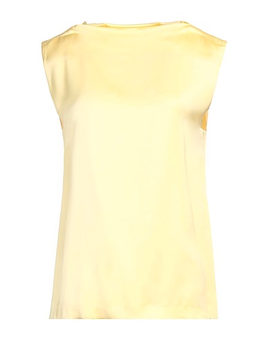 JIL SANDER Top Giallo 100% Viscosa