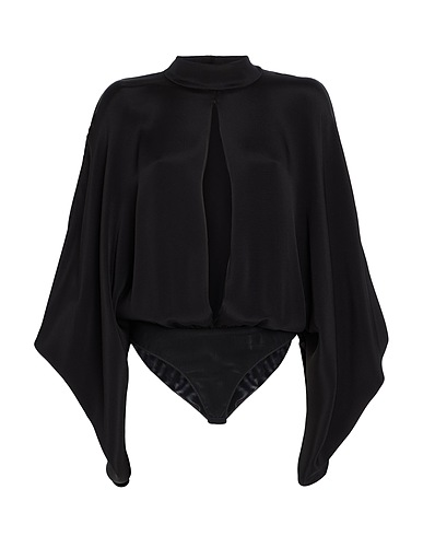 TOM FORD TOPWEAR Nero 100% Seta, Poliammide, Elastan