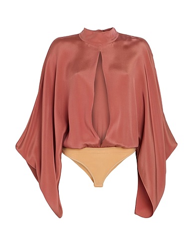 TOM FORD TOPWEAR Antique rose 100% Silk, Polyamide, Elastane