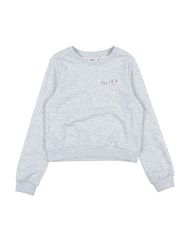 KIDS ONLY Sweatshirt Light grey 60% Cotton, 40% Polyester