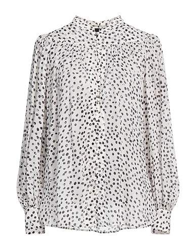 THE KOOPLES Patterned shirts & blouses White 100% Viscose