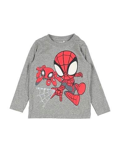 NAME IT® T-shirt Grey 95% Cotton, 5% Elastane