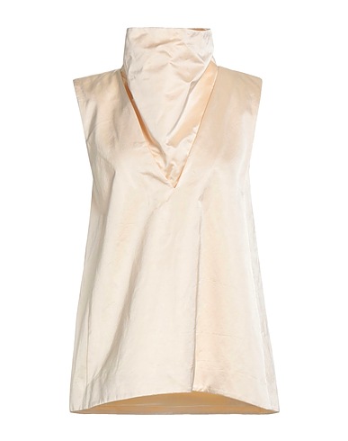 JIL SANDER Top Panna 56% Cotone, 44% Viscosa