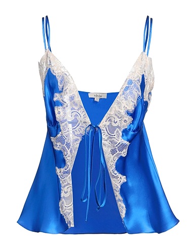 VIVIS T-shirt intima Blu china 100% Seta