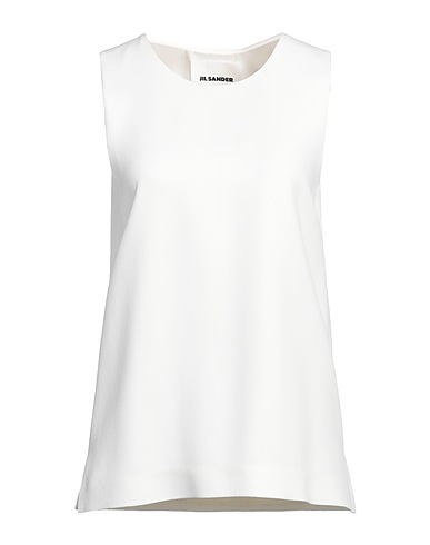 JIL SANDER Top White 100% Viscose