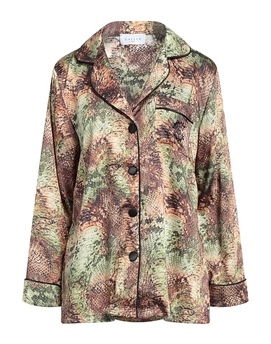 GAëLLE Paris Patterned shirts & blouses Light green 100% Polyester