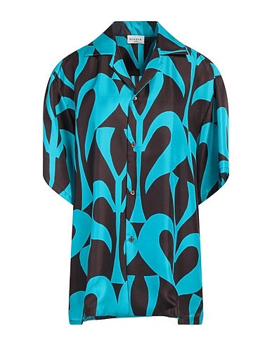 P.A.R.O.S.H. Patterned shirts & blouses Azure 100% Silk