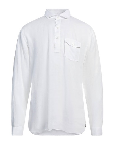LARDINI Linen shirt White 100% Linen