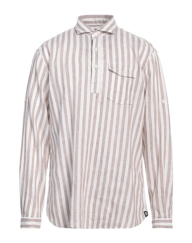 LARDINI Linen shirt Brown 100% Linen