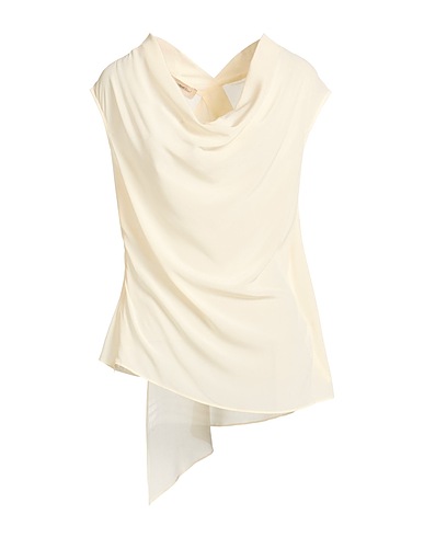 GENTRYPORTOFINO Top in seta AVORIO 100% Seta