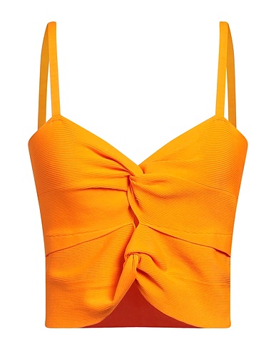 SANDRO Top Orange 77% Viscose, 21% Polyamide, 2% Elastane