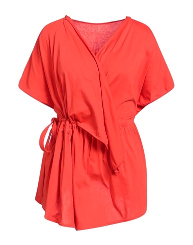 GENTRYPORTOFINO Top Tomato red 100% Cotton