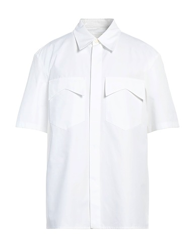 JIL SANDER Solid colour shirt White 100% Cotton