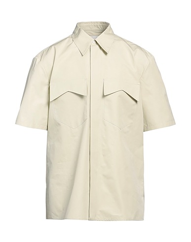 JIL SANDER Solid color shirt Beige 100% Cotton