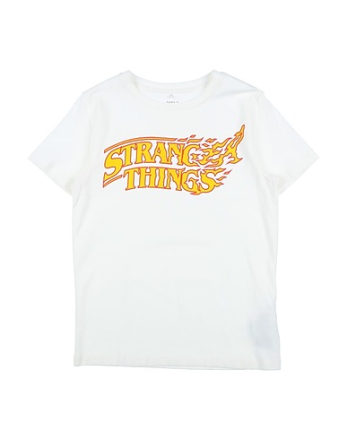 NAME IT® T-shirt Ivory 95% Cotton, 5% Elastane