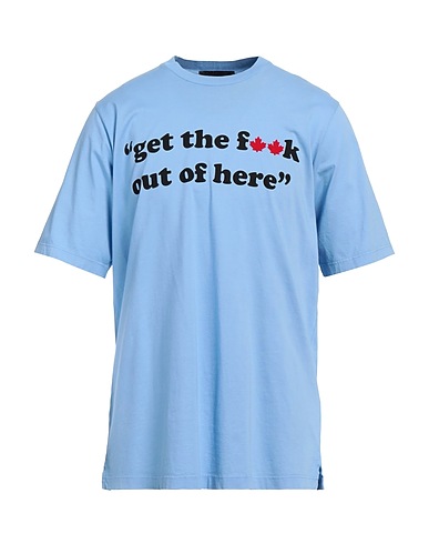 DSQUARED2 T-shirt Sky blue 100% Cotton