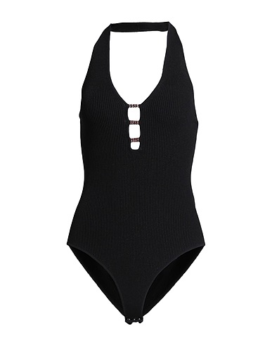 SANDRO TOPWEAR Black 64% Viscose, 21% Polyamide, 15% Polyester, Glass