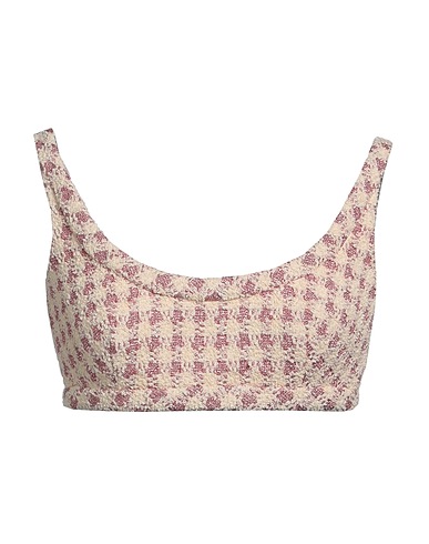 GIAMBATTISTA VALLI Top Beige 51% Cotton, 18% Synthetic fibers, 12% Viscose, 10% Acetate, 9% Silk