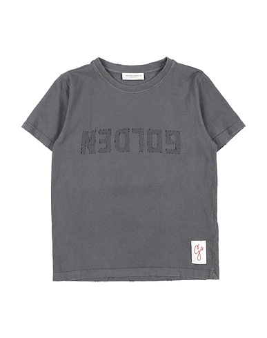 GOLDEN GOOSE T-shirt Charcoal 100% Cotton