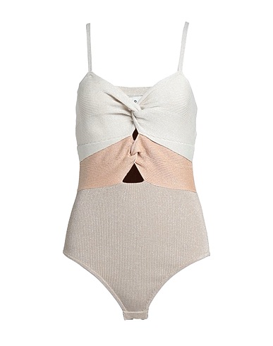 SANDRO TOPWEAR Beige 50% Viscose, 30% Polyamide, 15% Polyester, 5% Metallic fiber