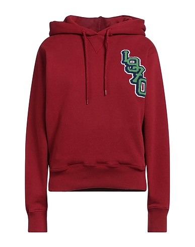 KENZO Hooded sweatshirt Burgundy 100% Cotton, Elastane