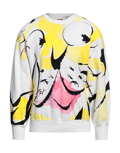 KENZO Felpa Giallo 98% Cotone, 2% Elastan