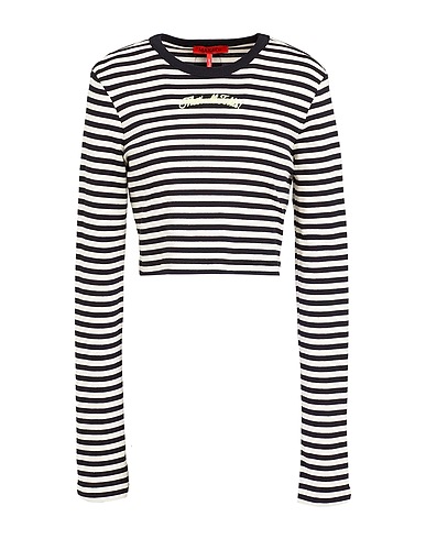 MAX&Co. Crop top SHIRLEY Nero 100% Cotone