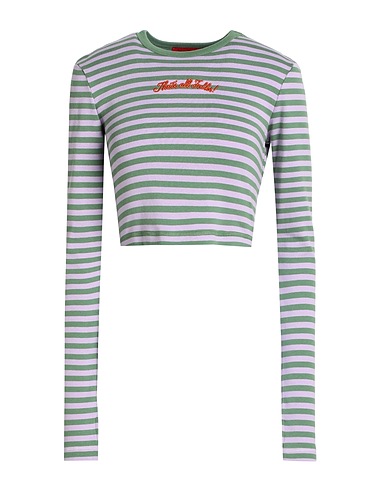 MAX&Co. Crop top SHIRLEY Green 100% Cotton