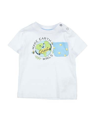 MONNALISA T-shirt White 100% Cotton