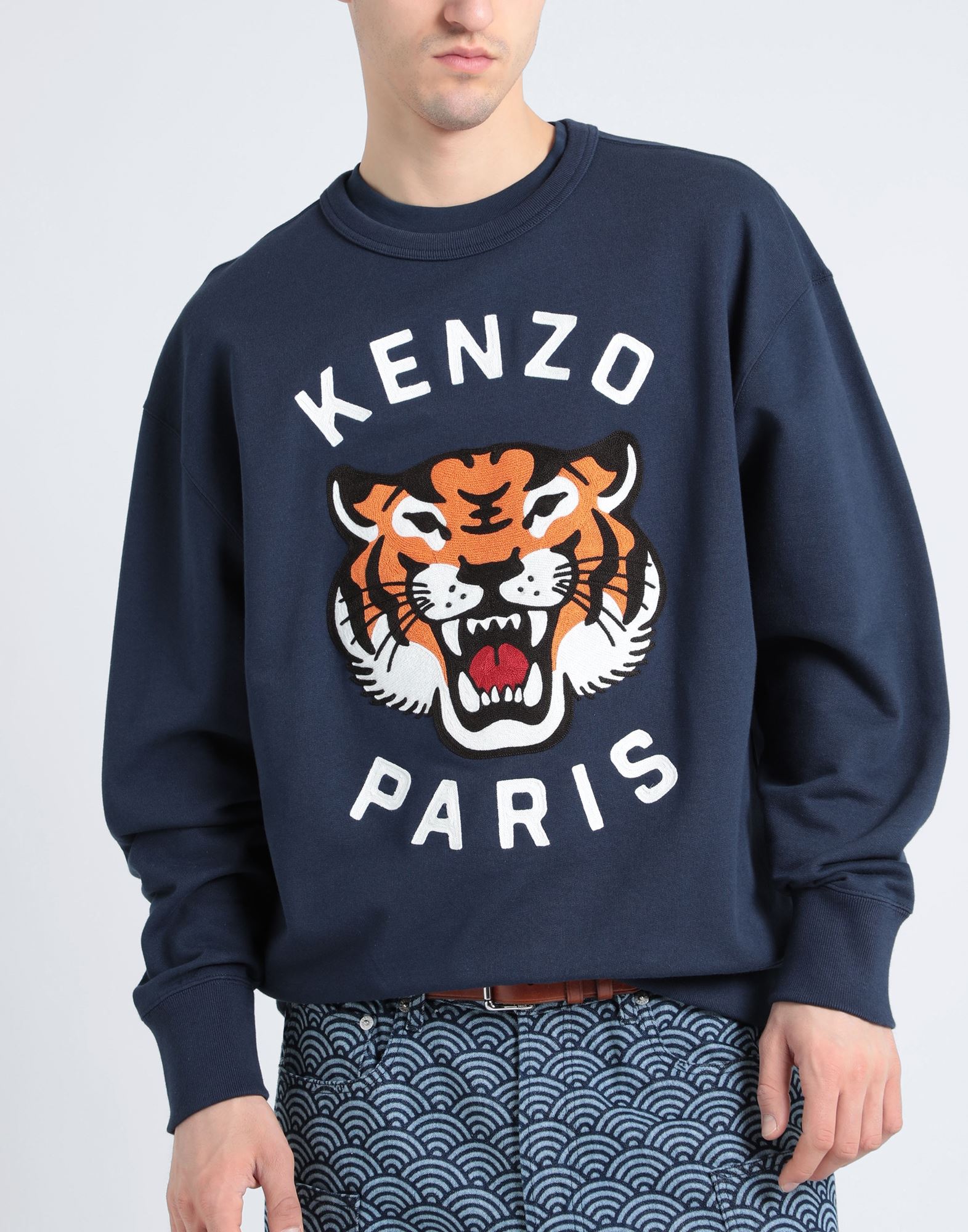KENZO ニット＆スウェット | スウェット ネイビー メンズ | YOOX