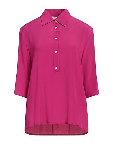 GLANSHIRT Top Porpora 65% Acetato, 35% Seta