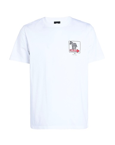 PS PAUL SMITH Ｔシャツ ホワイト オーガニックコットン 100%